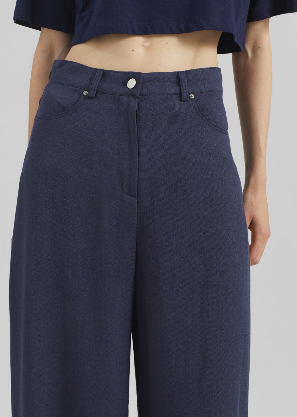 Mapello Wide Leg Pants - Navy