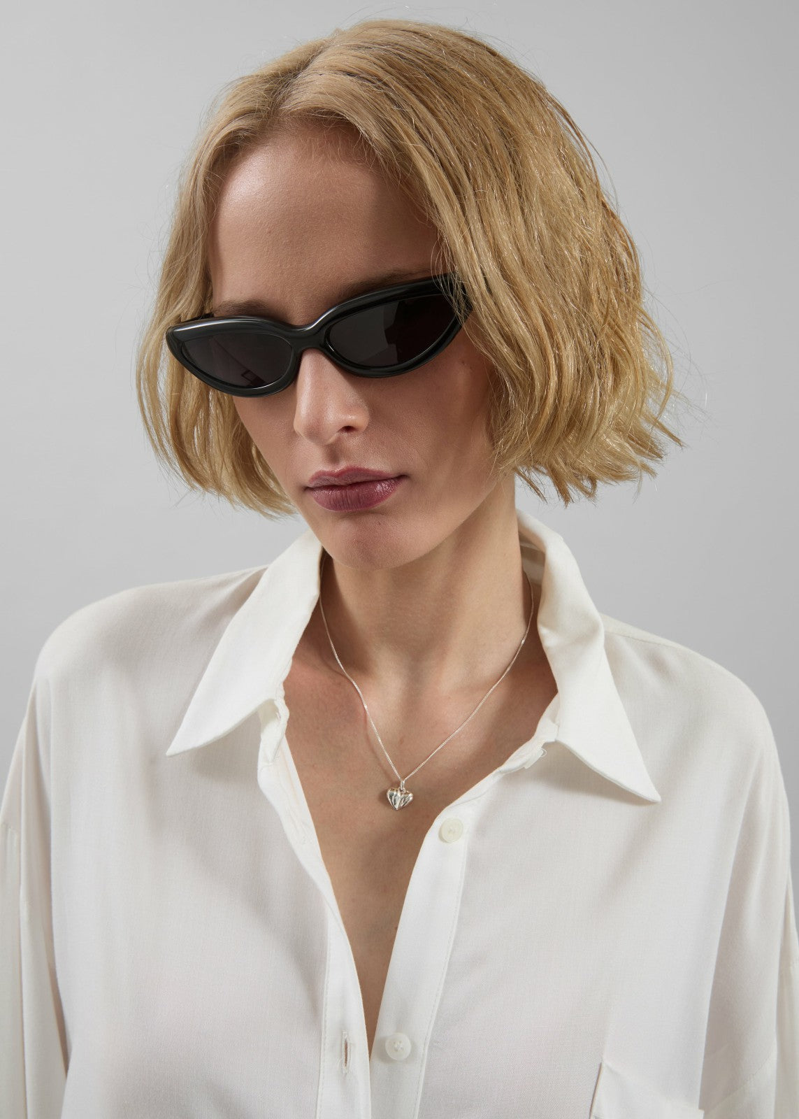 Port Tanger Fanna Sunglasses - Black Acetate/Black Lens