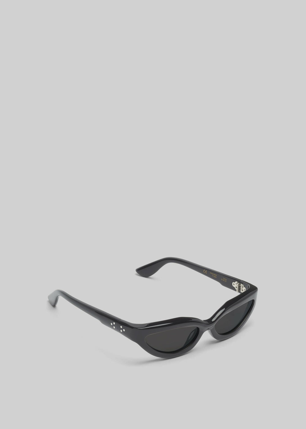 Port Tanger Fanna Sunglasses - Black Acetate/Black Lens
