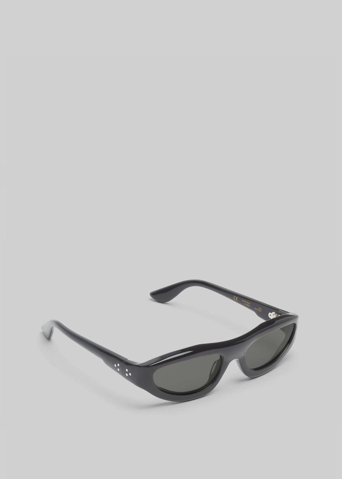 Port Tanger Uns Sunglasses - Black Acetate/Black Lens