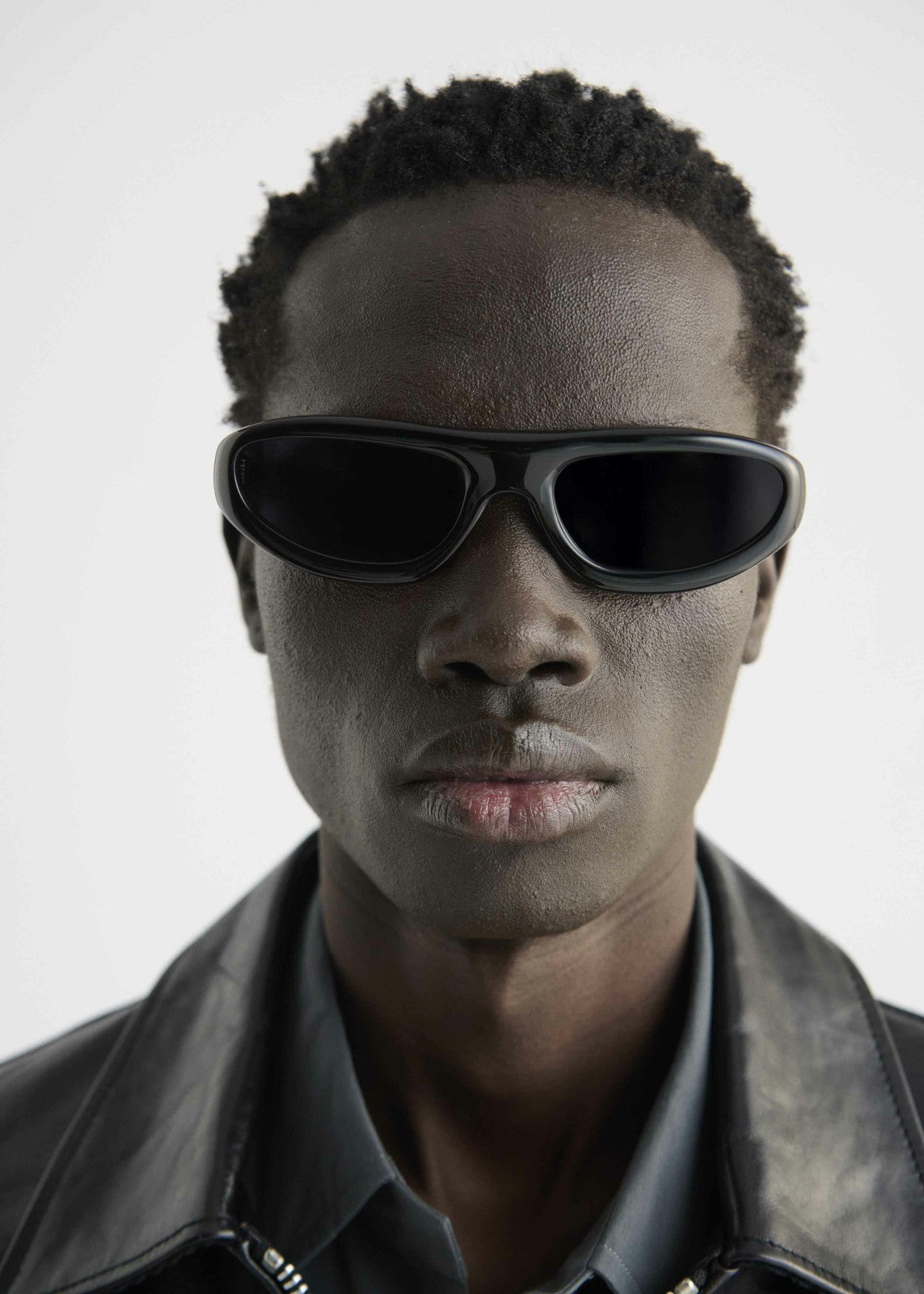 Port Tanger Uns Sunglasses - Black Acetate/Black Lens
