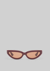 Port Tanger Fanna Sunglasses - Carmesi Acetate/Tobacco Lens