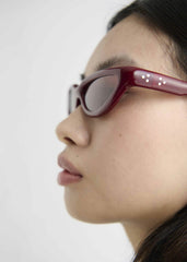 Port Tanger Fanna Sunglasses - Carmesi Acetate/Tobacco Lens