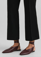 A.Emery The Maude Flats - Mulberry Embossed Lizard