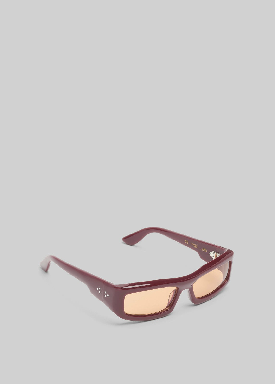 Port Tanger Daryan Sunglasses - Carmesi Acetate/Amber Lens