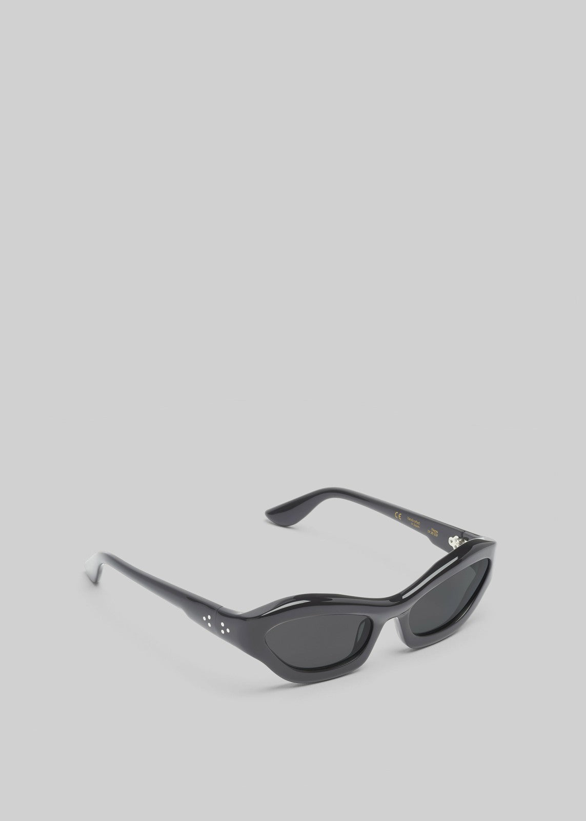 Port Tanger Hayya Sunglasses - Black Acetate/Black Lens