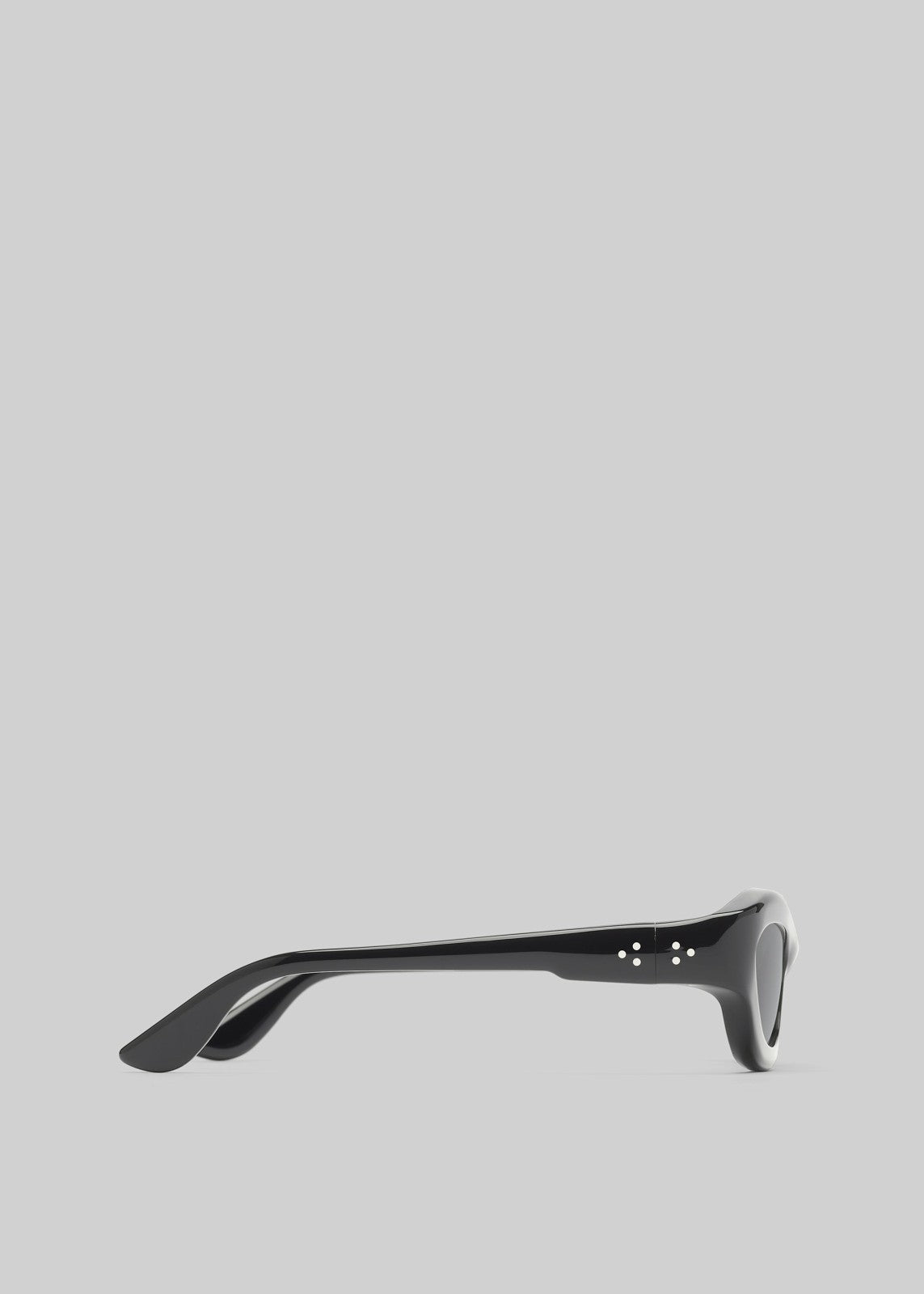 Port Tanger Hayya Sunglasses - Black Acetate/Black Lens