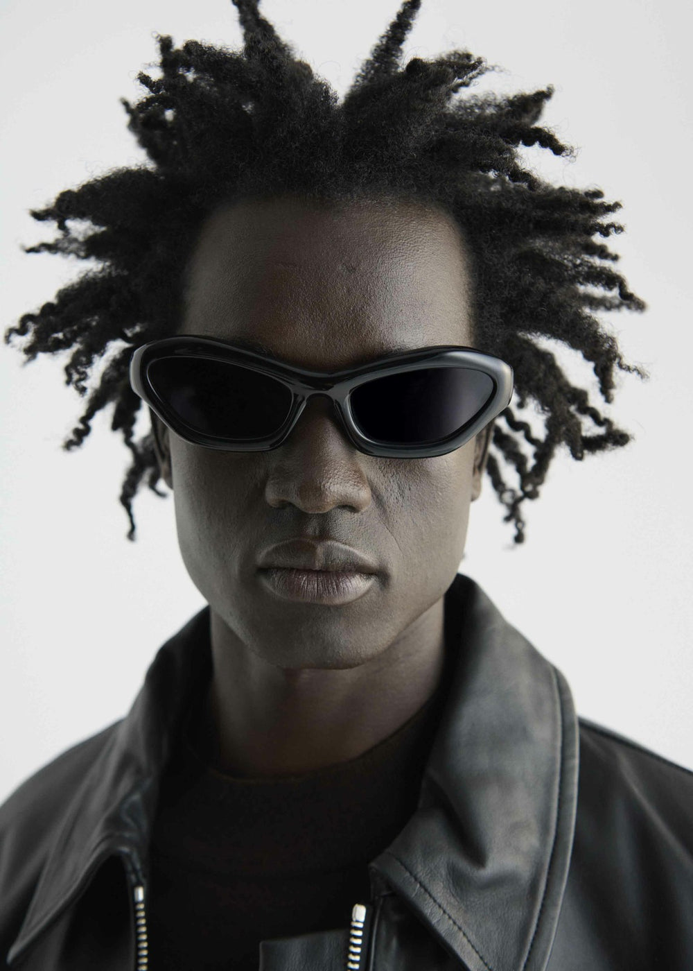 Port Tanger Hayya Sunglasses - Black Acetate/Black Lens