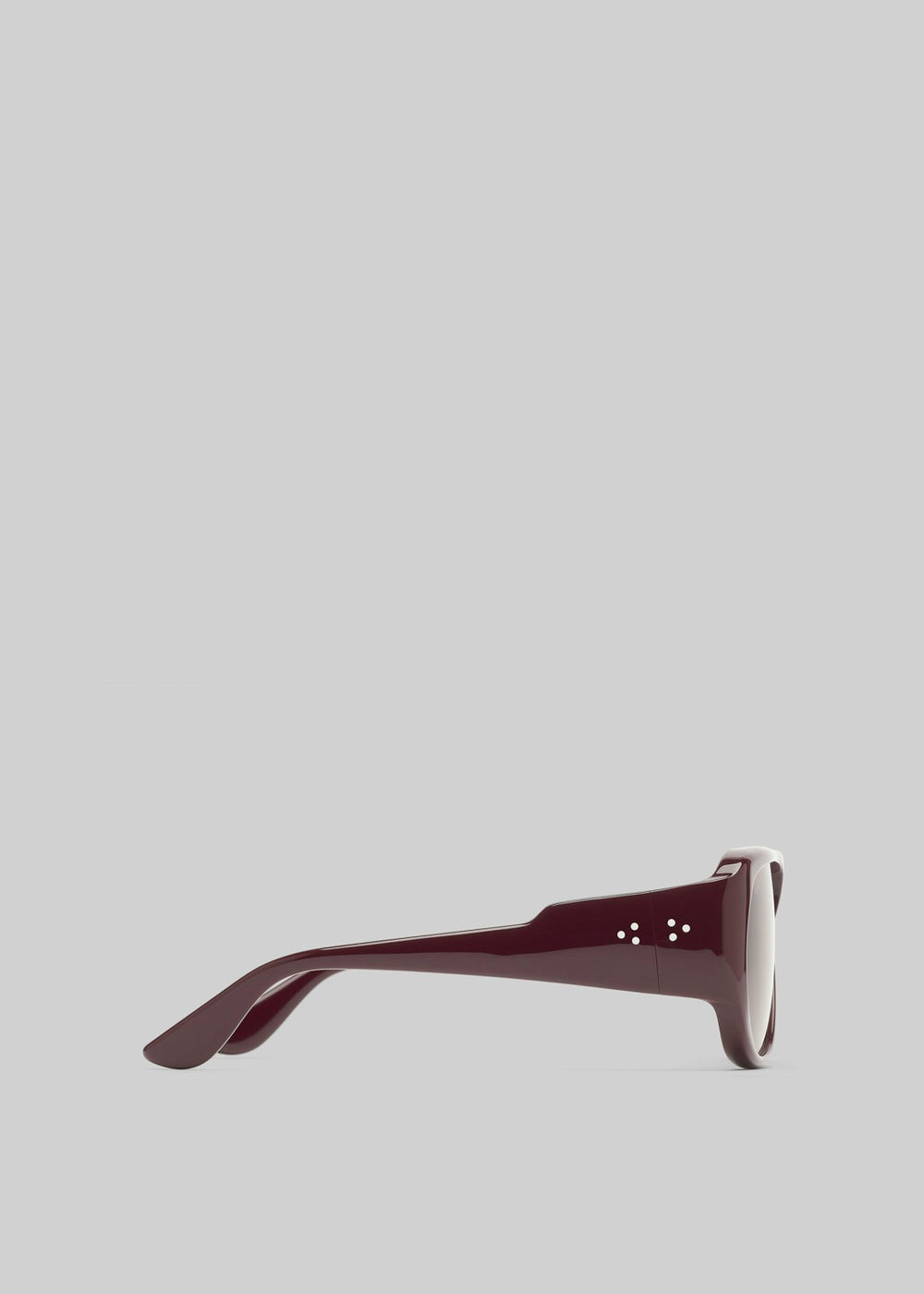 Port Tanger Gambia Sunglasses - Crimson Acetate/Tobacco Lens