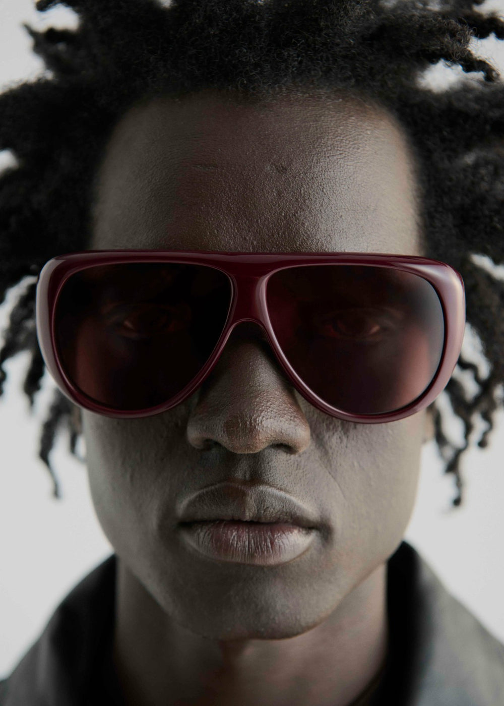 Port Tanger Gambia Sunglasses - Crimson Acetate/Tobacco Lens