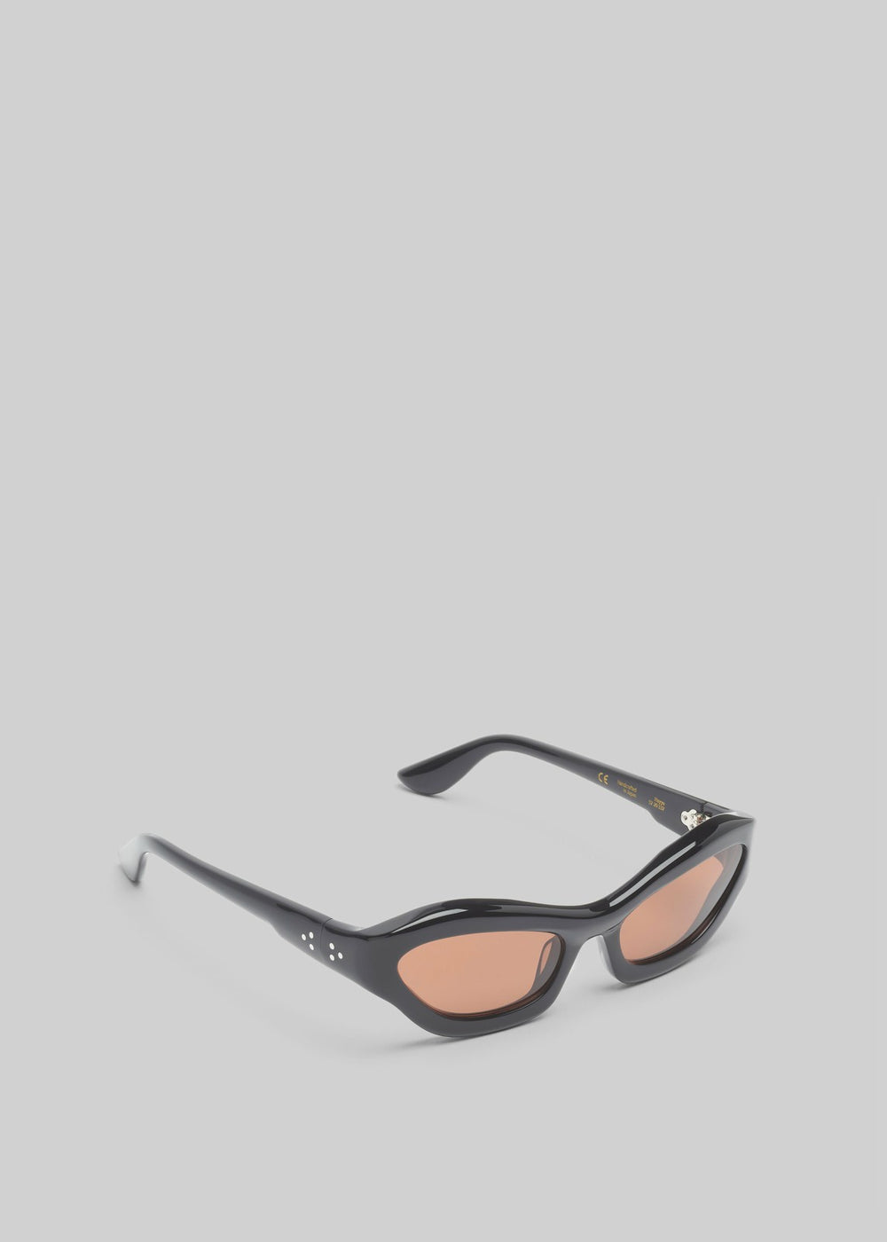 Port Tanger Hayya Sunglasses - Black Acetate/Tobacco Lens