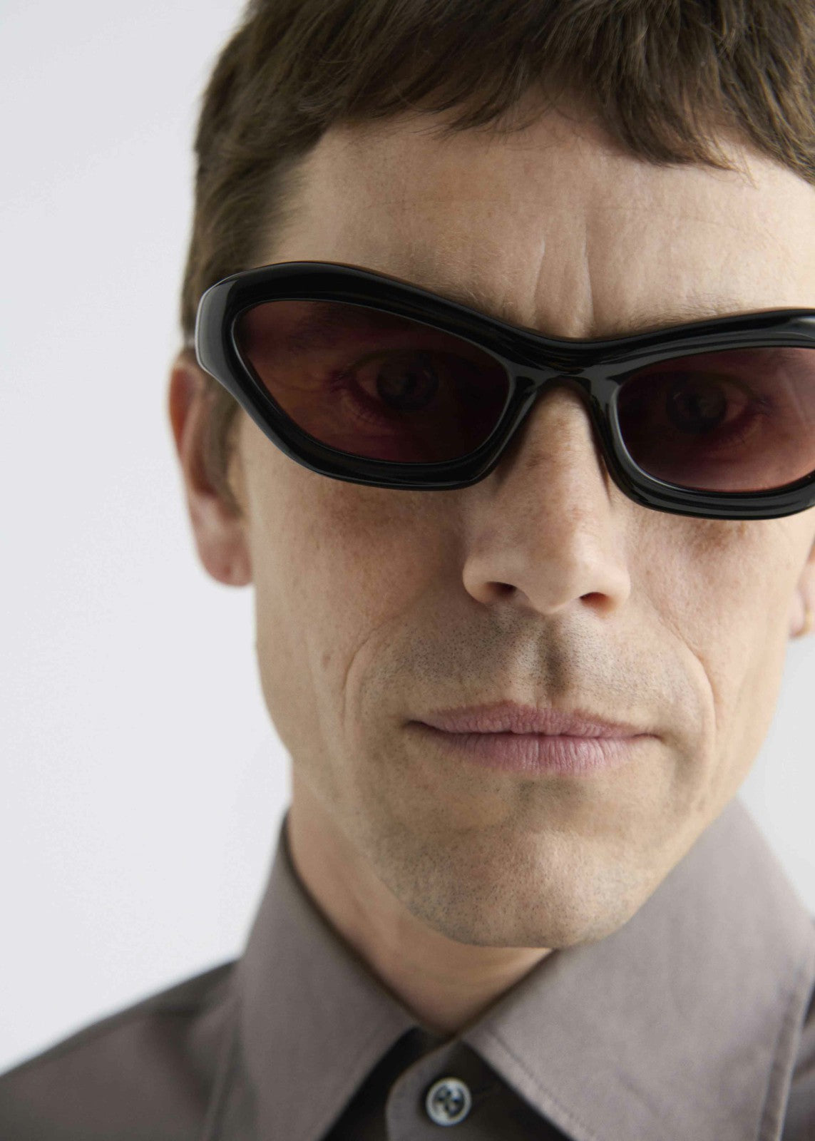 Port Tanger Hayya Sunglasses - Black Acetate/Tobacco Lens