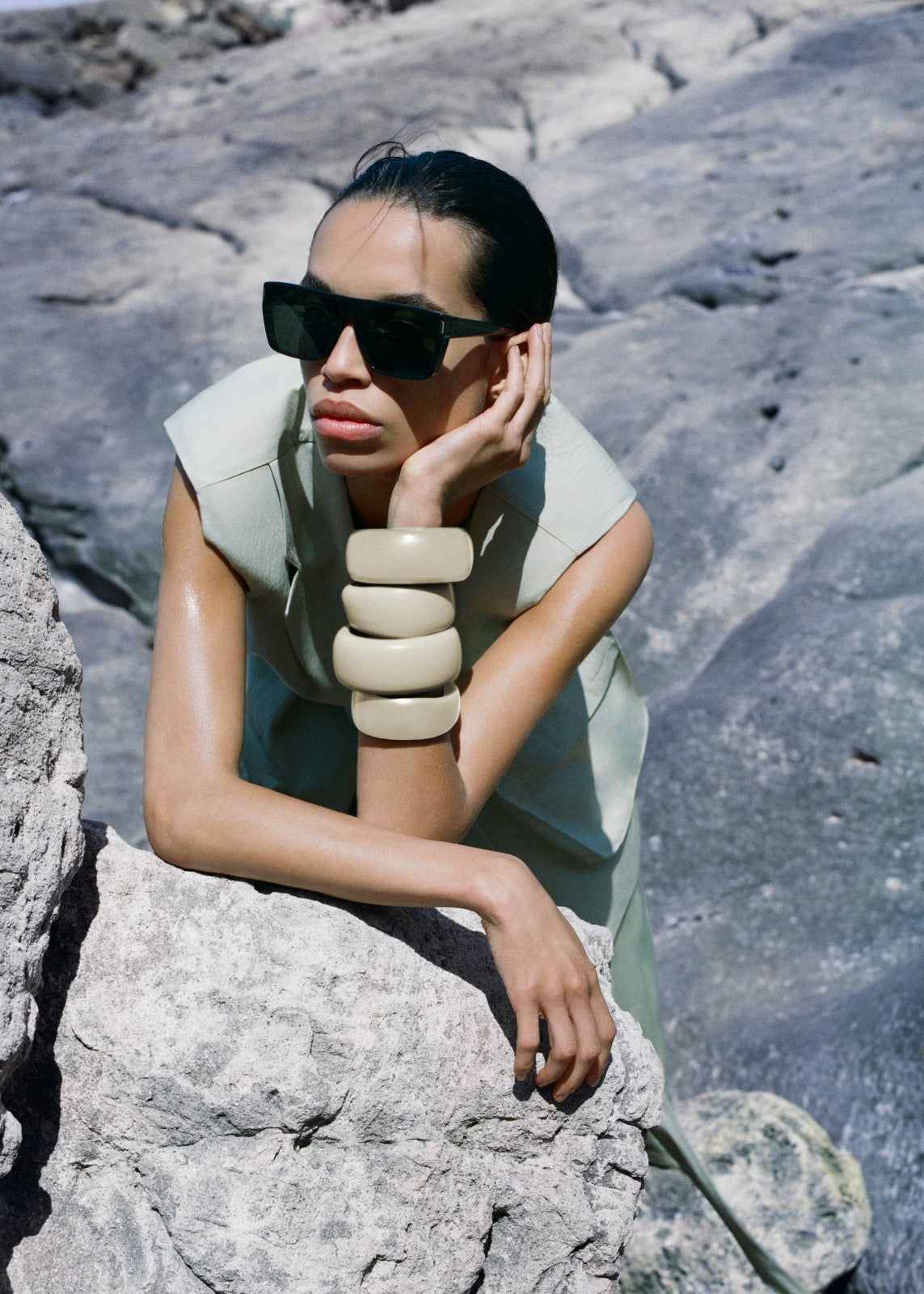 TFS Matte Bangle - Cement