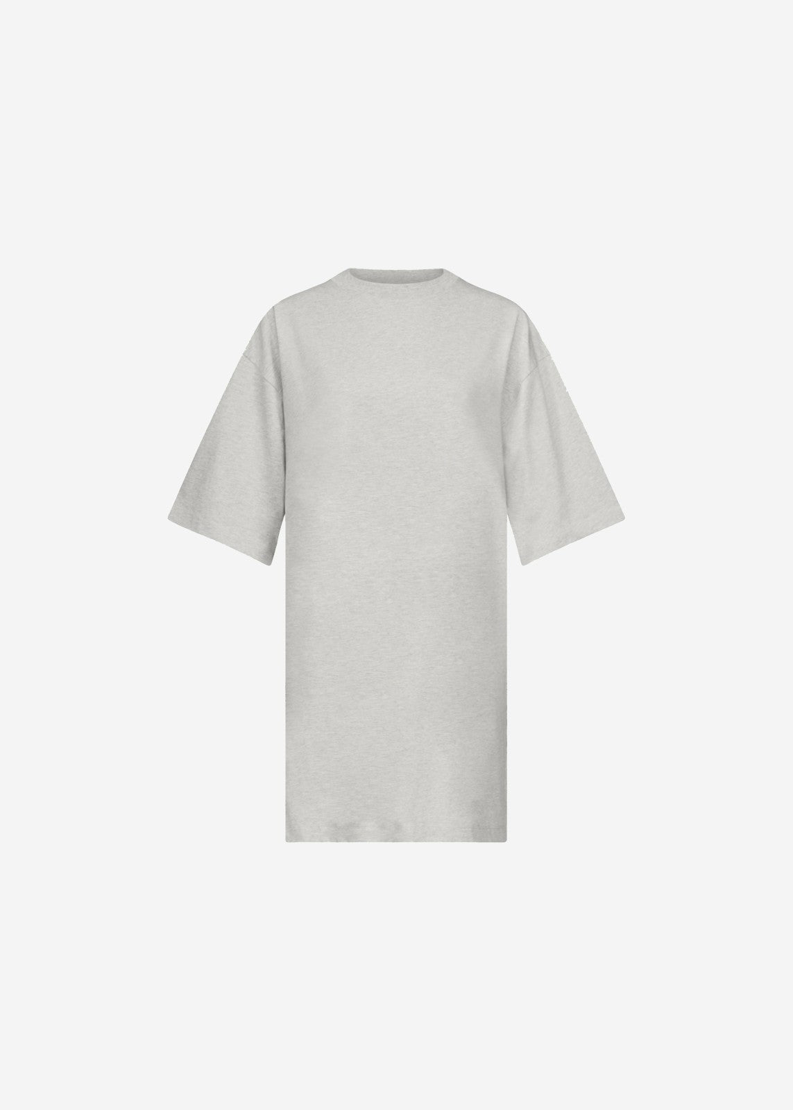 Loulou De Saison Ayaz Oversized T-Shirt Dress - Grey Melange