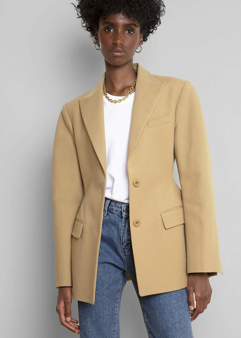 Colette Hourglass Blazer - Camel
