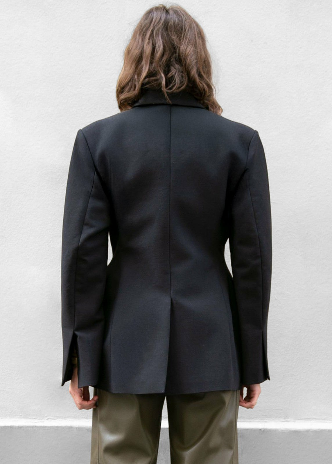 Colette Hourglass Blazer - Black