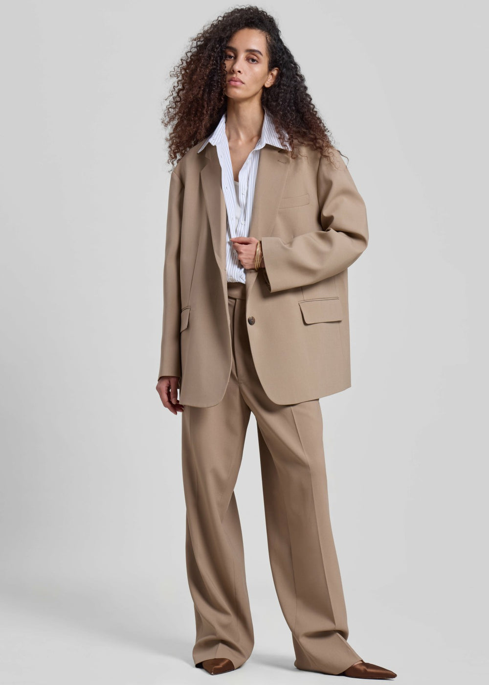 Bea Suit Pants - Latte