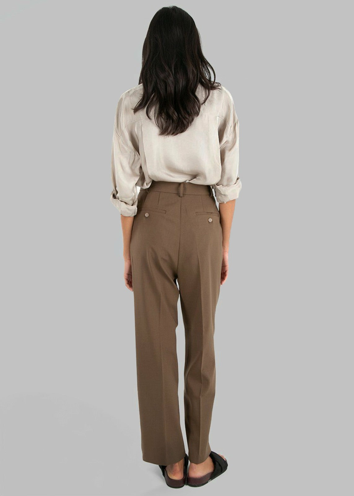 Bea Suit Pants - Chocolate
