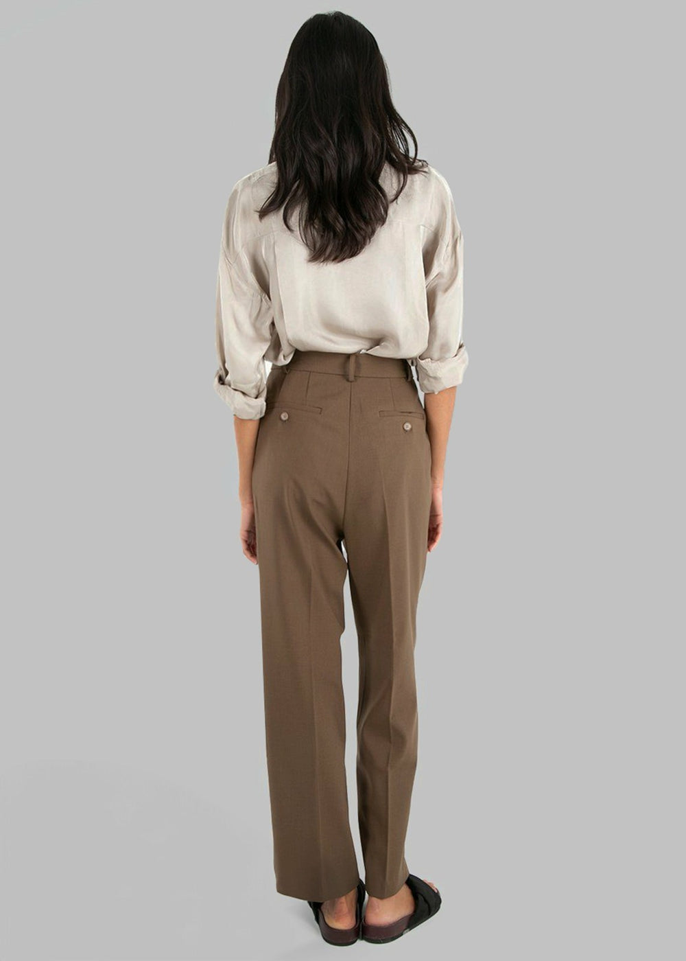 Bea Suit Pants - Chocolate