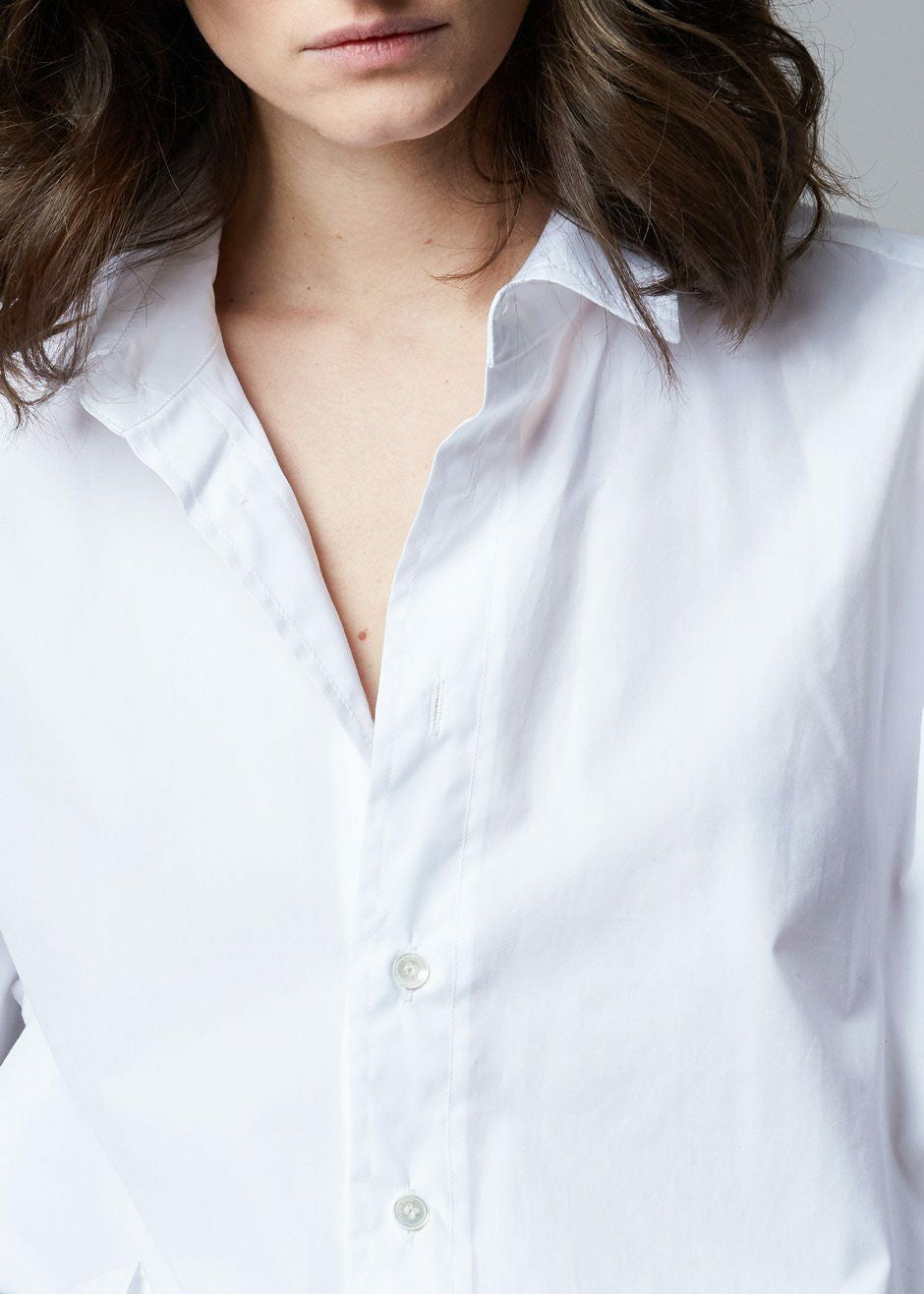 Dusky Classic Oversized Shirt - White
