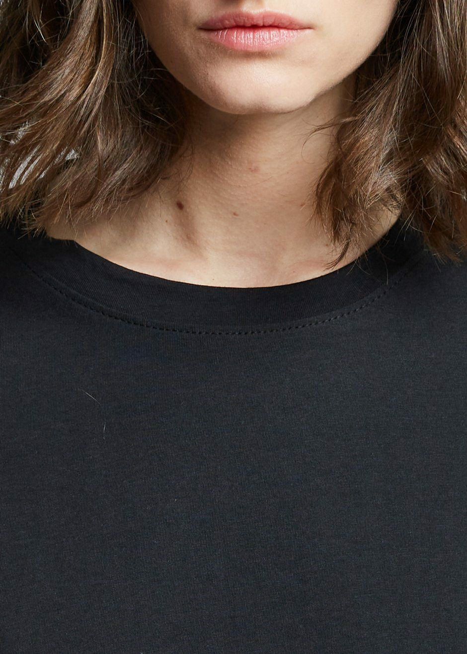 Lilou Simple Tee - Black