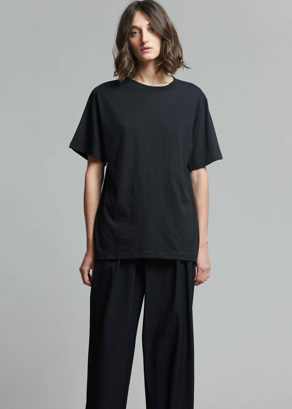 Lilou Simple Tee - Black