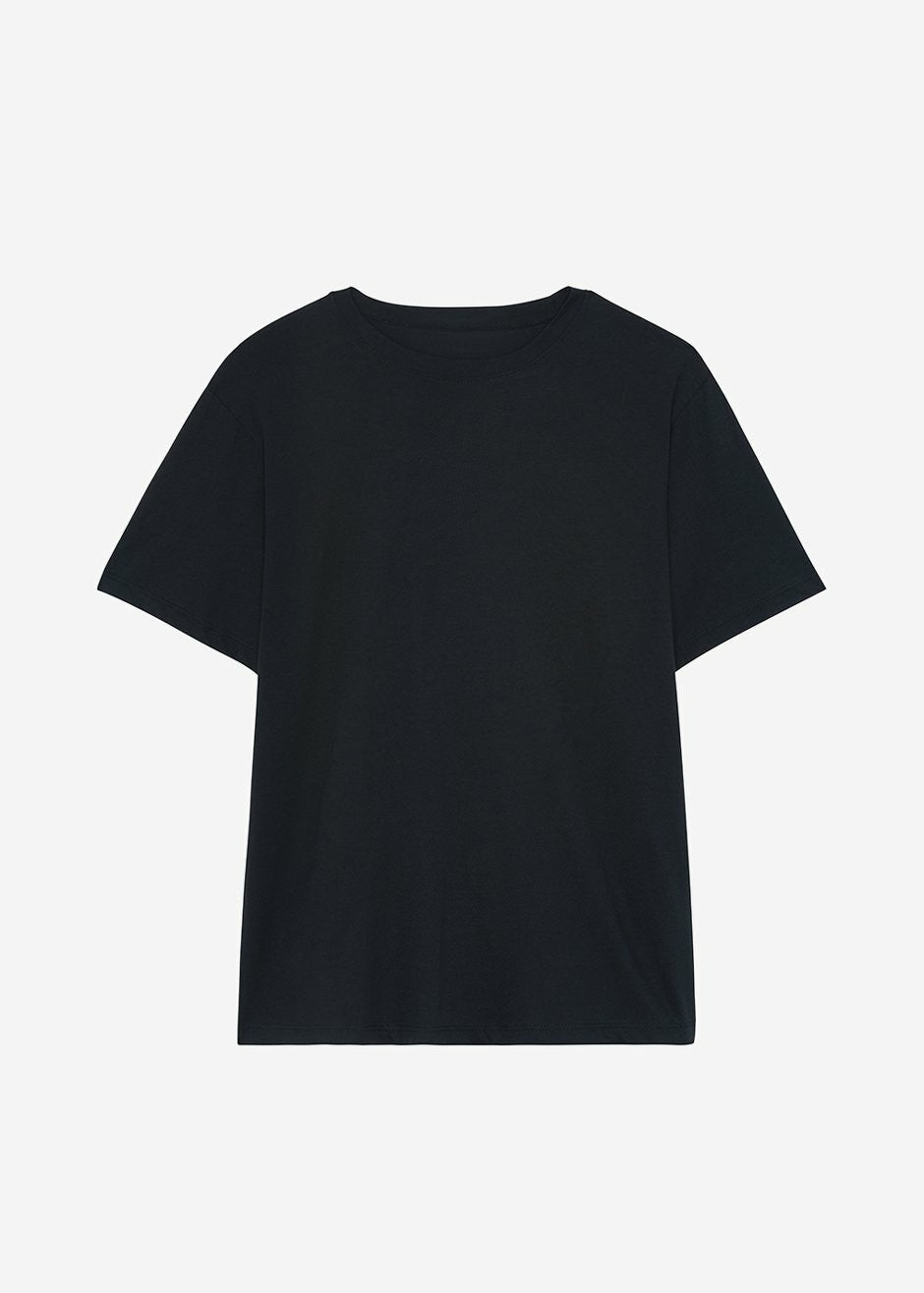 Lilou Simple Tee - Black