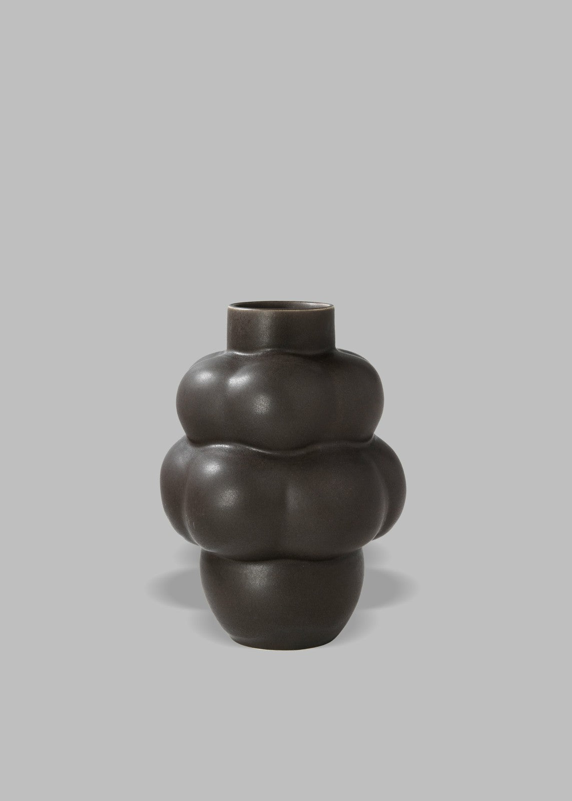 Louise Roe Ceramic Balloon Vase 04 - Mud Brown