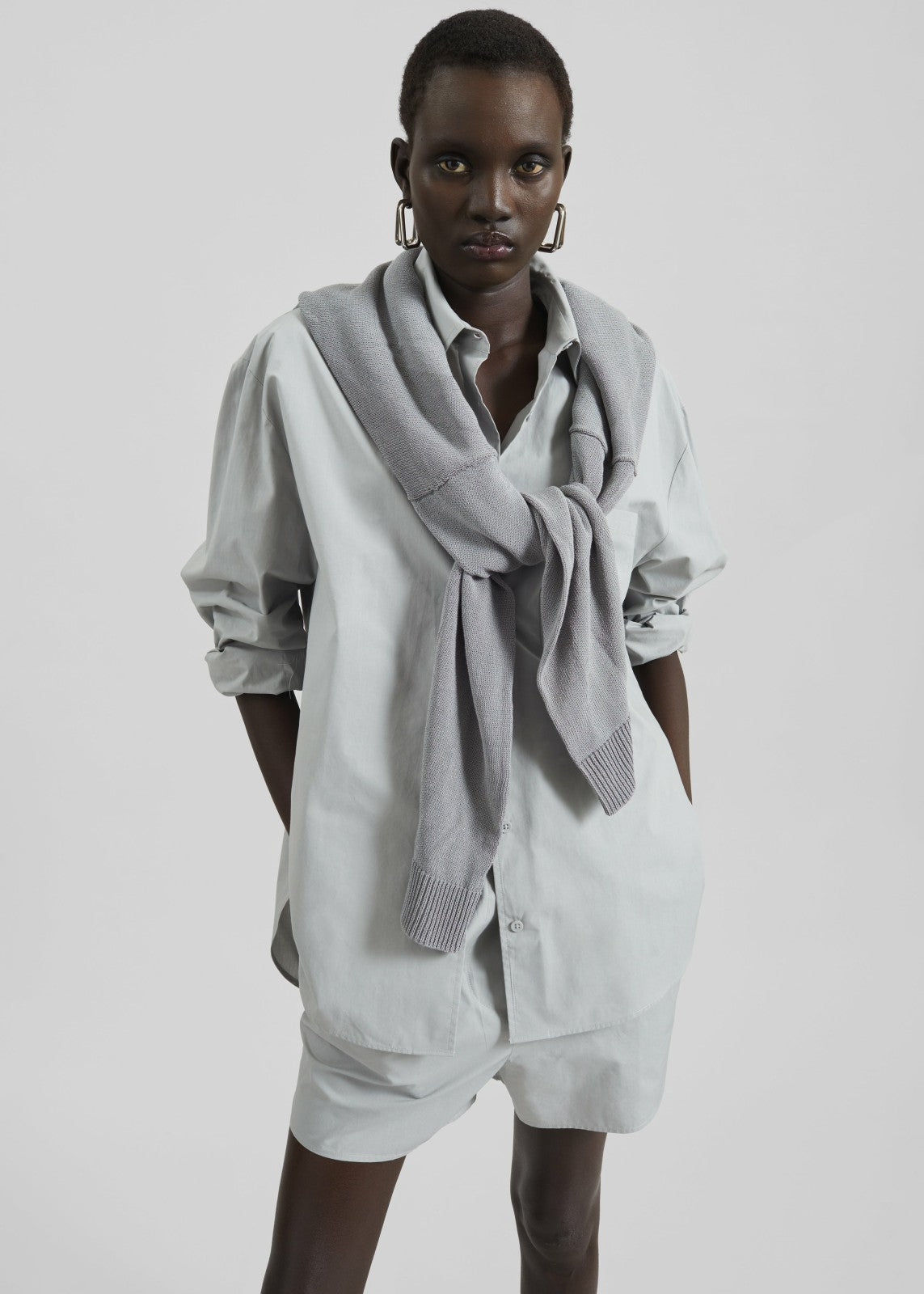 Lui Organic Cotton Shirt - Ice
