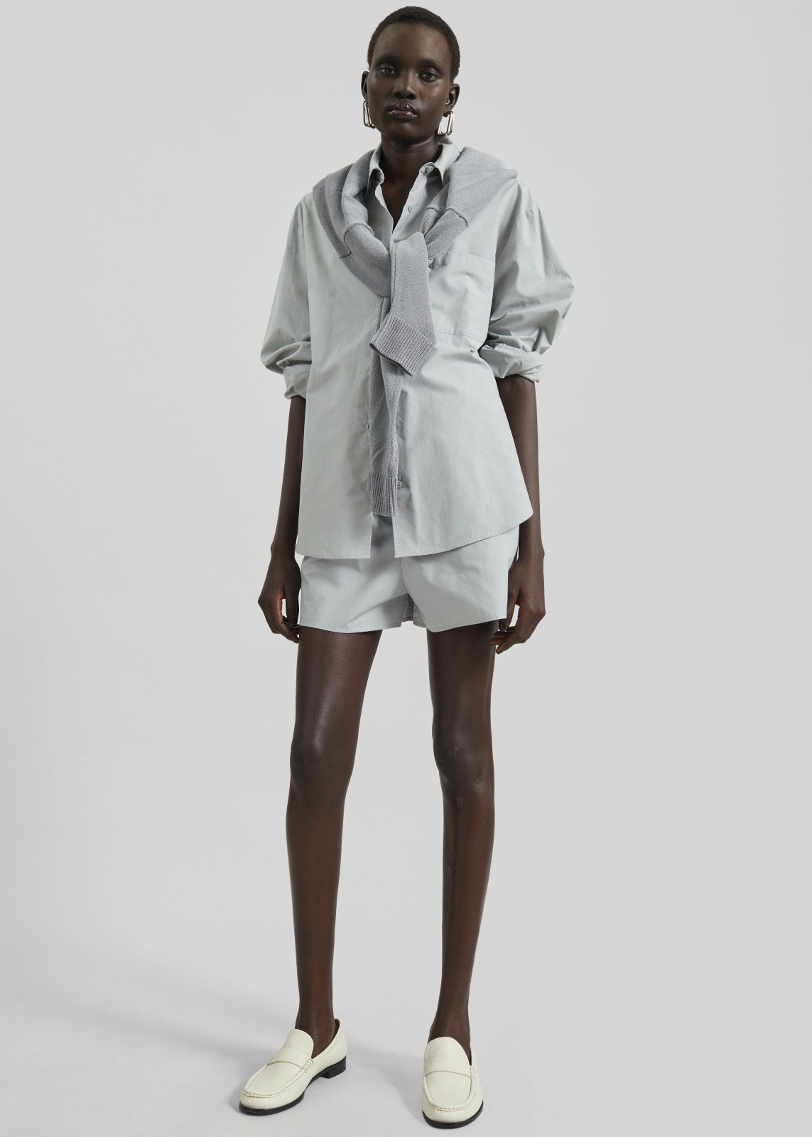 Lui Organic Cotton Shirt - Ice