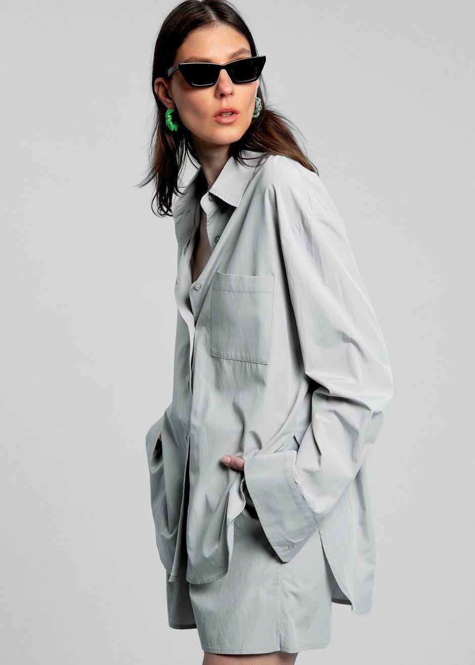 Lui Organic Cotton Shirt - Ice