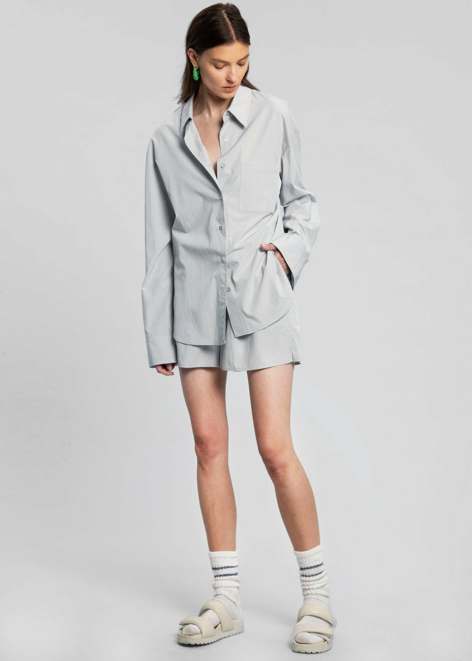 Lui Organic Cotton Shirt - Ice