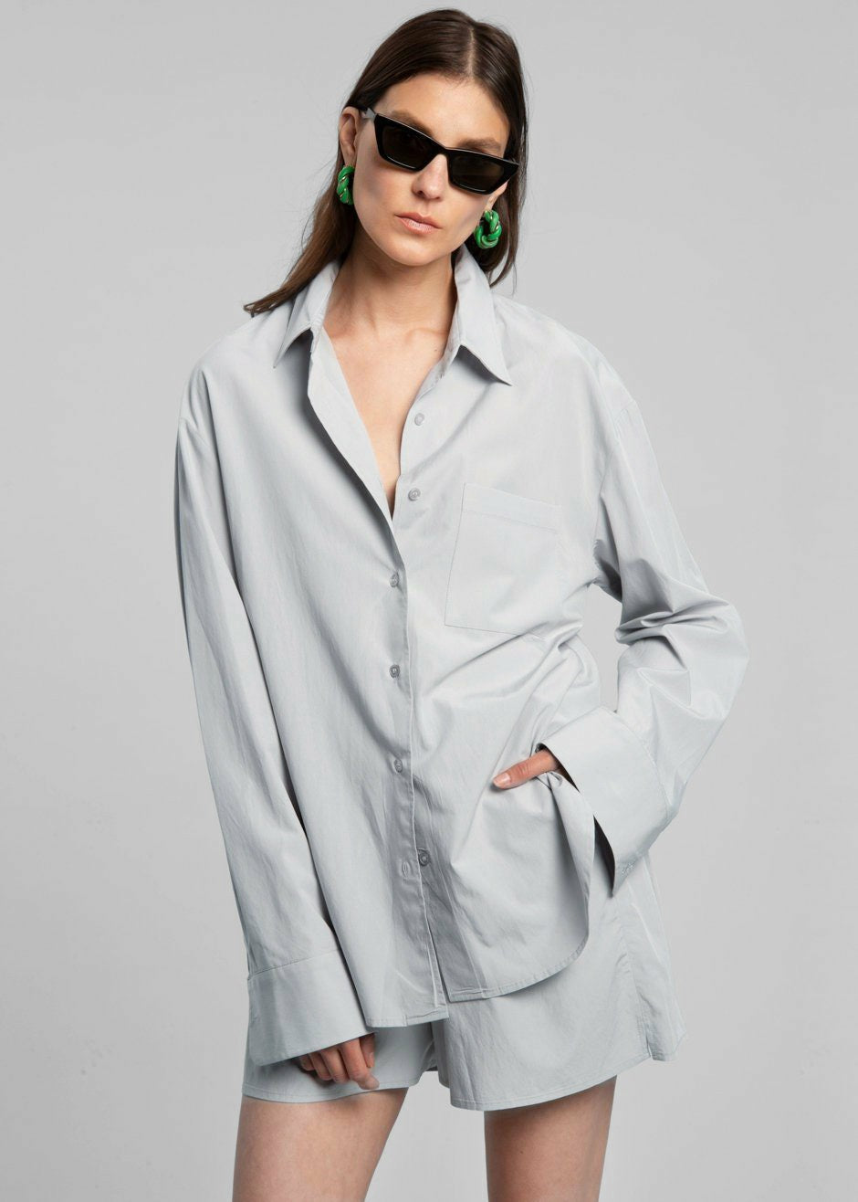 Lui Organic Cotton Shirt - Ice