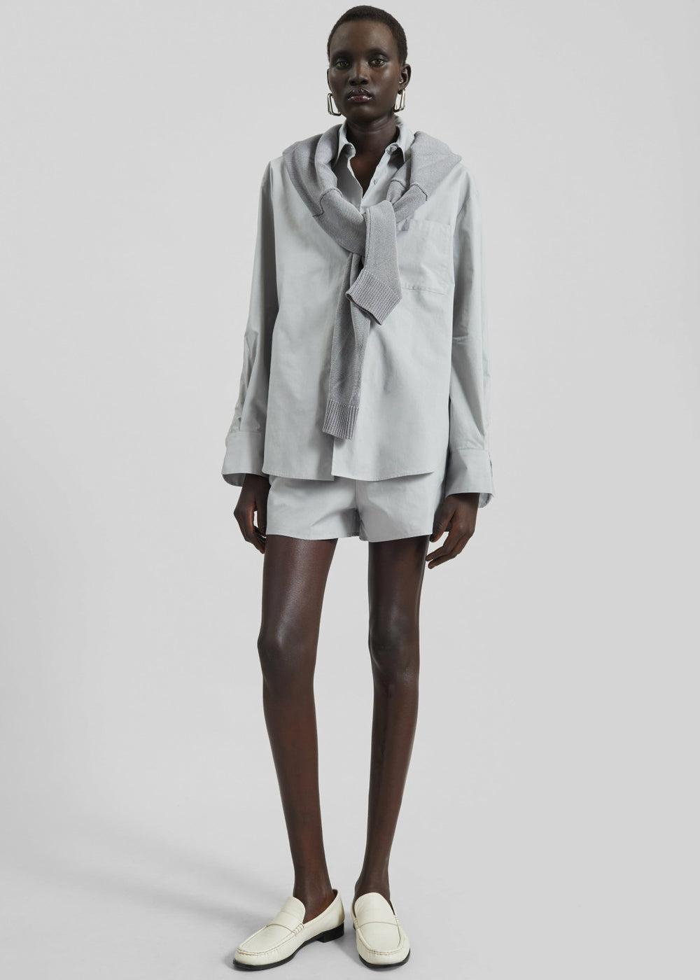 Lui Organic Cotton Shirt - Ice
