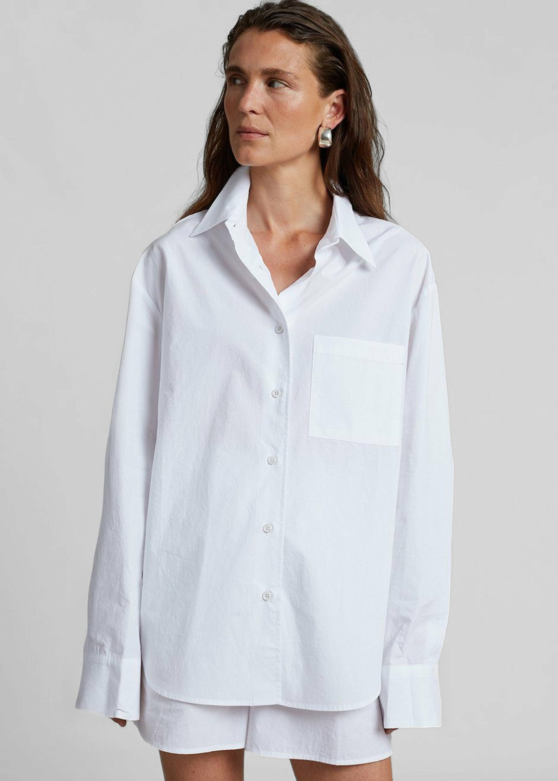 Lui Organic Cotton Shirt - White