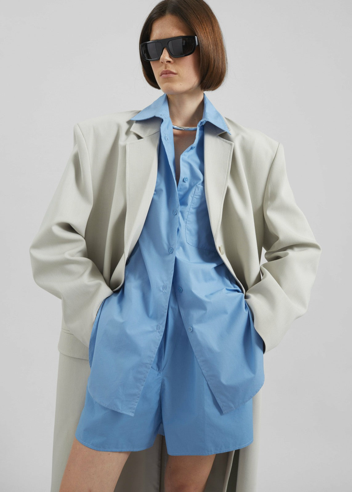 Lui Organic Cotton Shirt - Blue