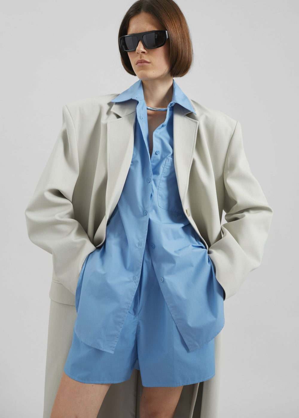 Lui Organic Cotton Shirt - Blue