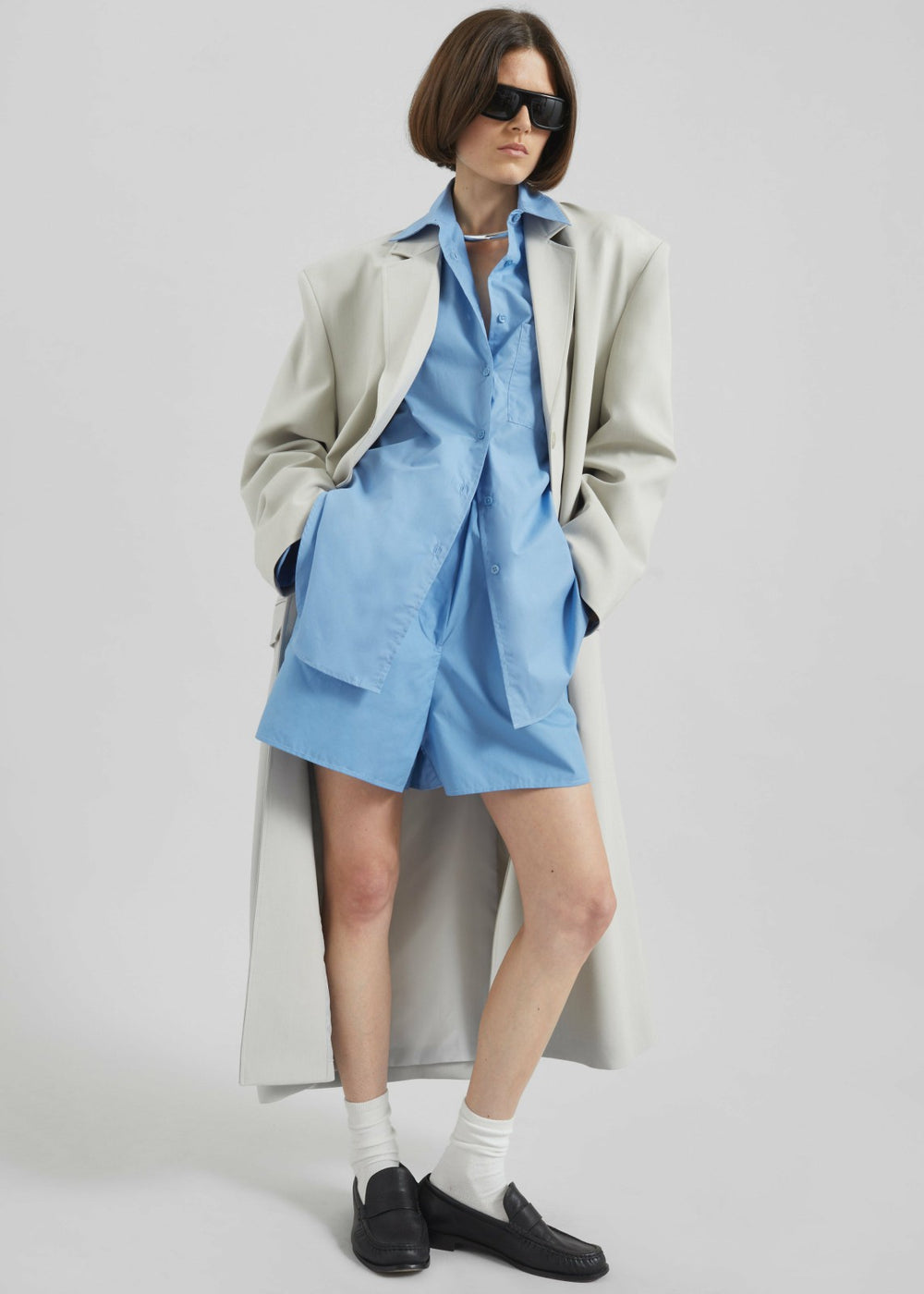 Lui Organic Cotton Shirt - Blue