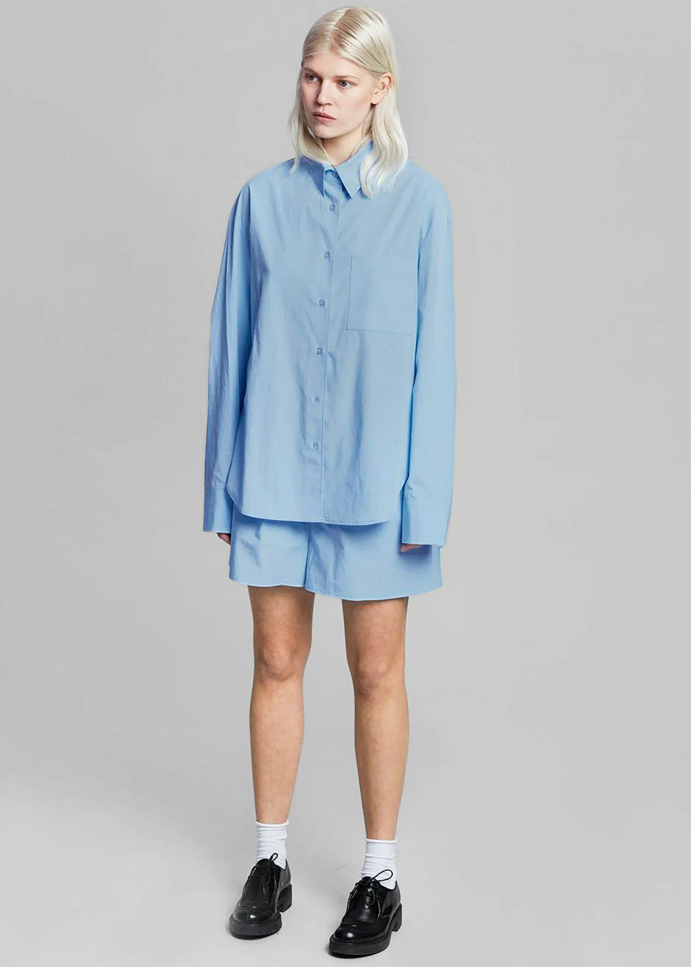 Lui Organic Cotton Shirt - Blue