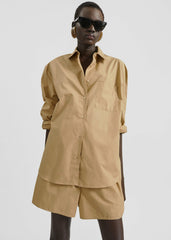 Lui Organic Cotton Shirt - Sahara