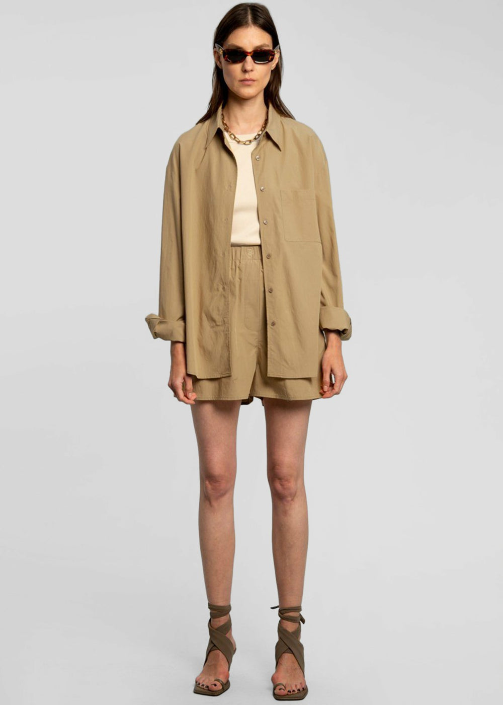 Lui Organic Cotton Shirt - Sahara