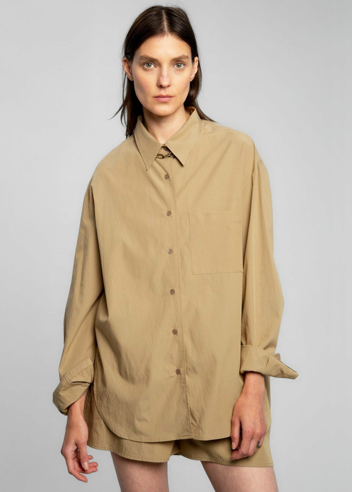 Lui Organic Cotton Shirt - Sahara