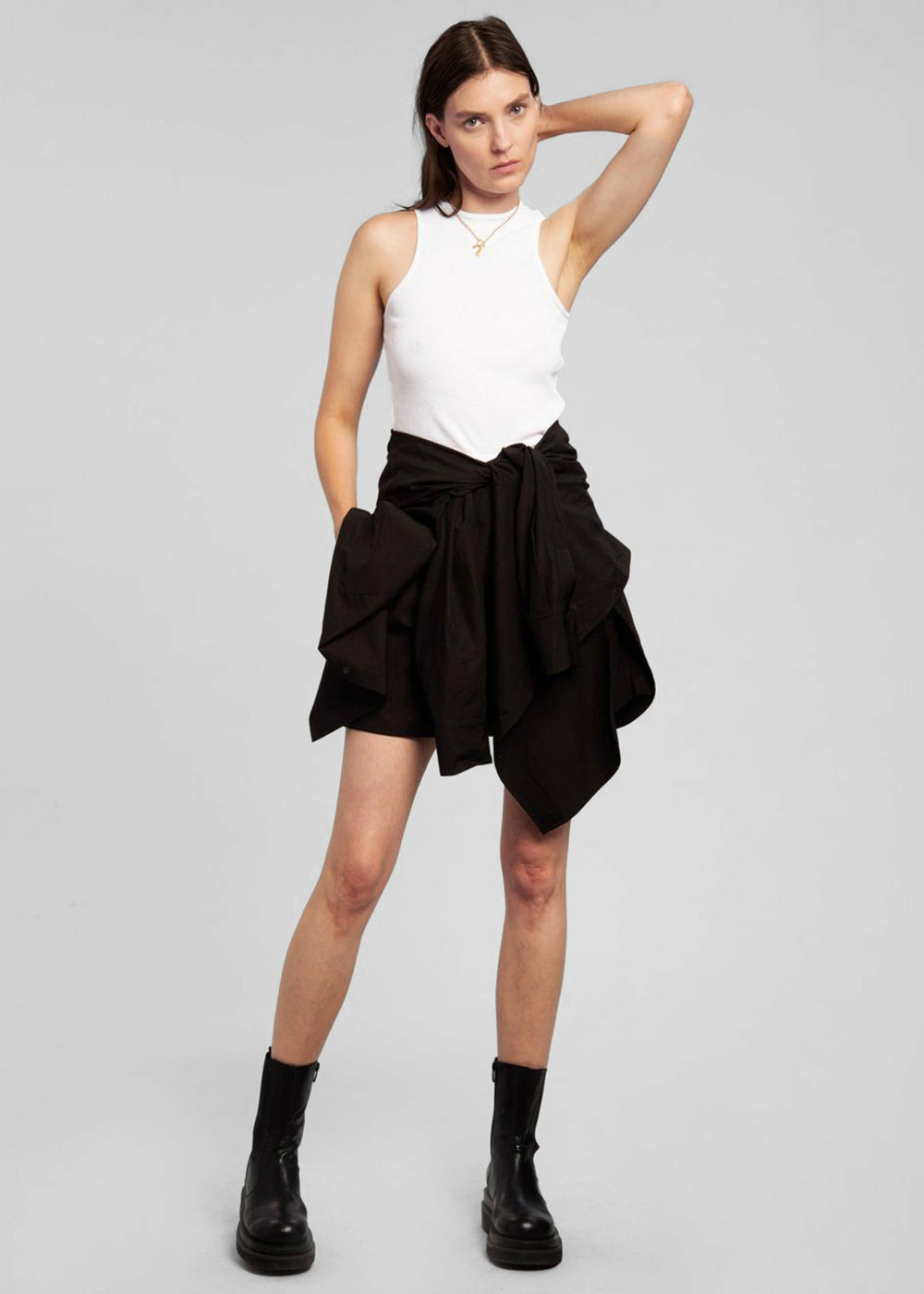Lui Organic Cotton Boxer Short - Black
