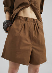 Lui Organic Cotton Boxer Short - Chocolate