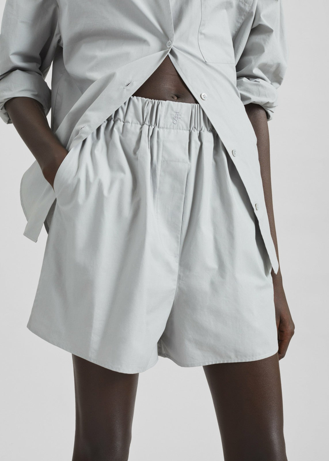 Lui Organic Cotton Boxer Shorts - Ice