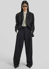 Gelso Pleated Trousers - Black