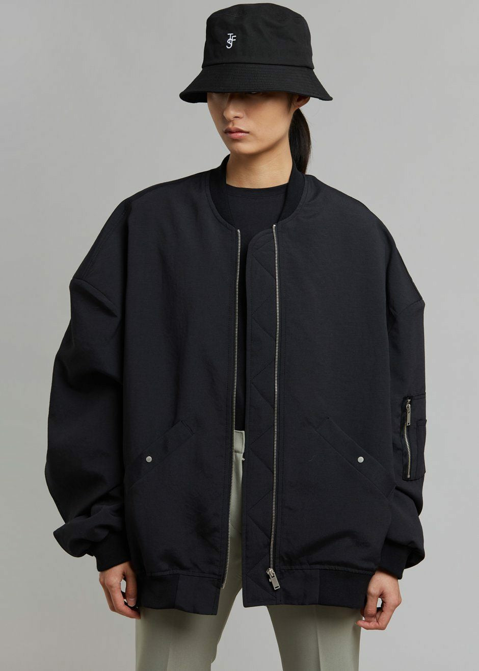 Lumi Bomber Jacket - Black