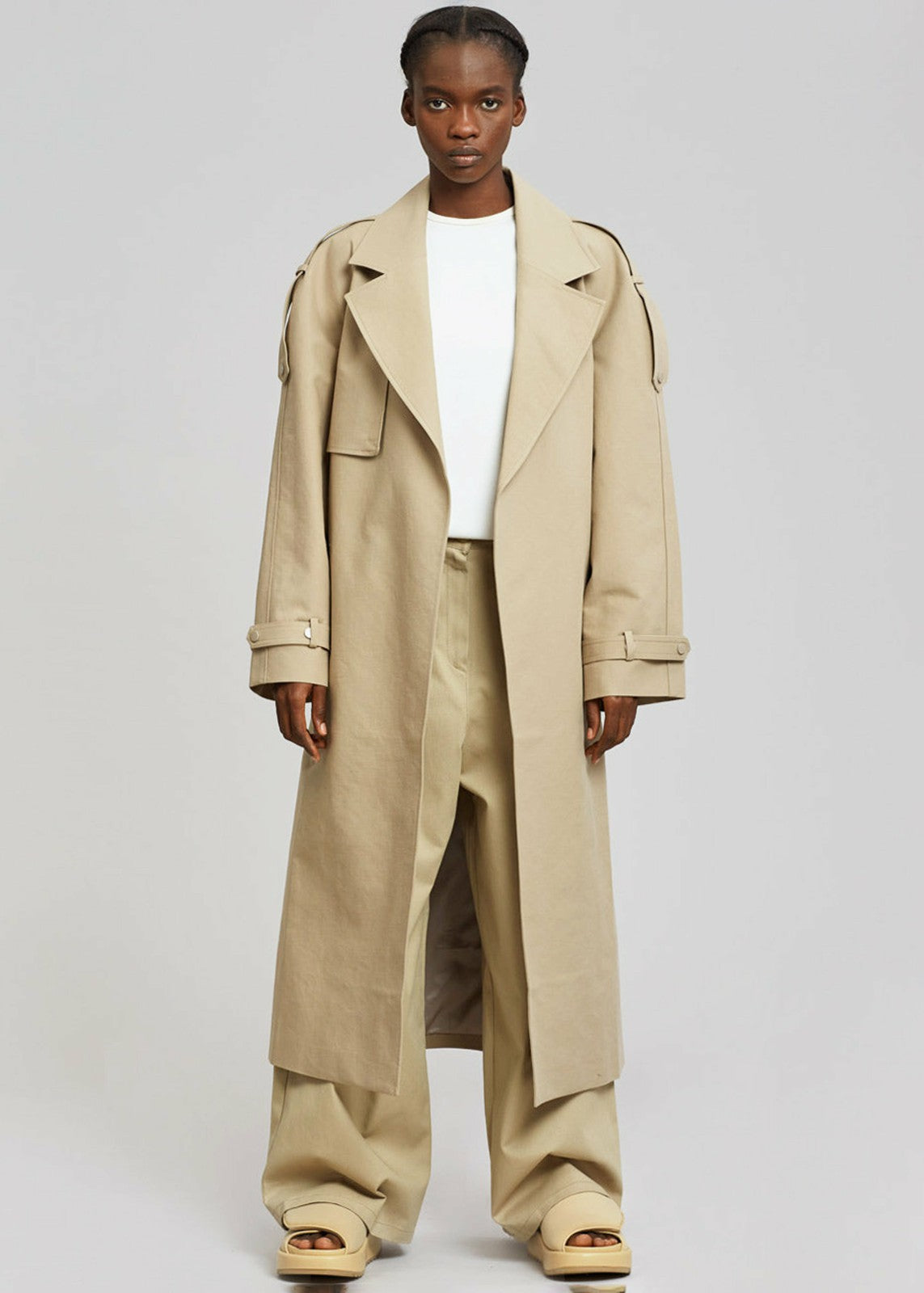Rhodes Trench Coat - Natural