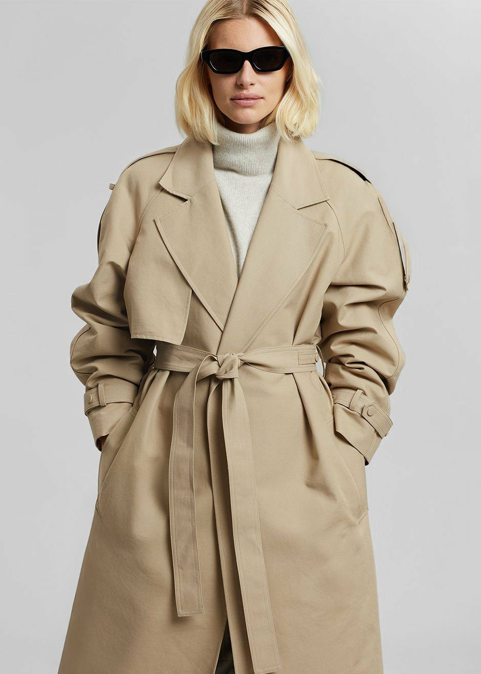 Rhodes Trench Coat - Natural