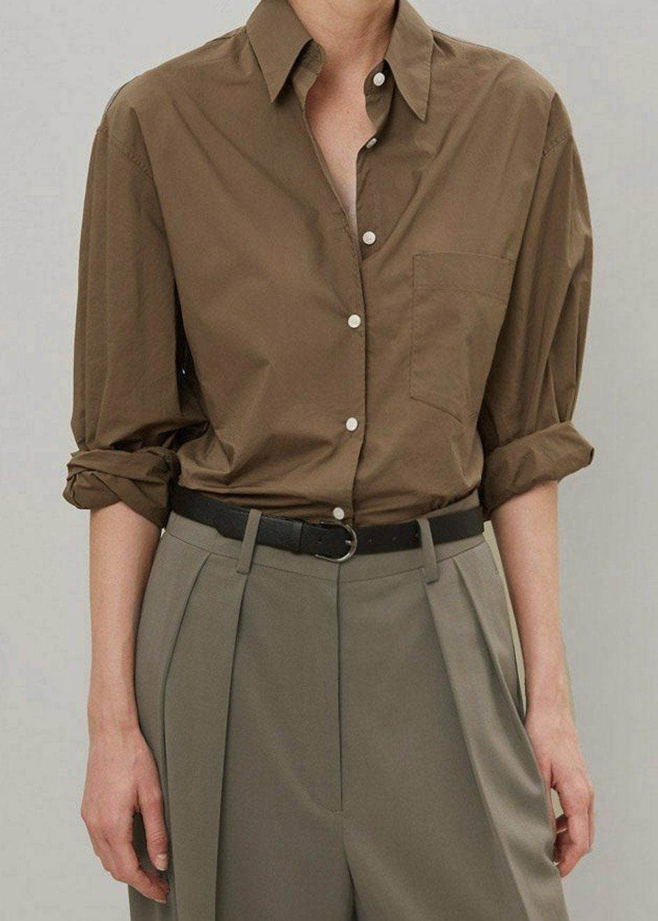 Tansy Pleated Trousers - Olive